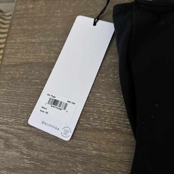 Alo Alosoft Encore Tennis Dress, Black, XS - Picture 6 of 7